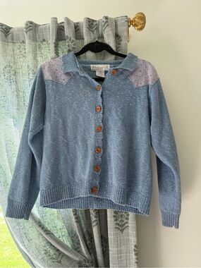 Vintage Scalloped Edge Sweater